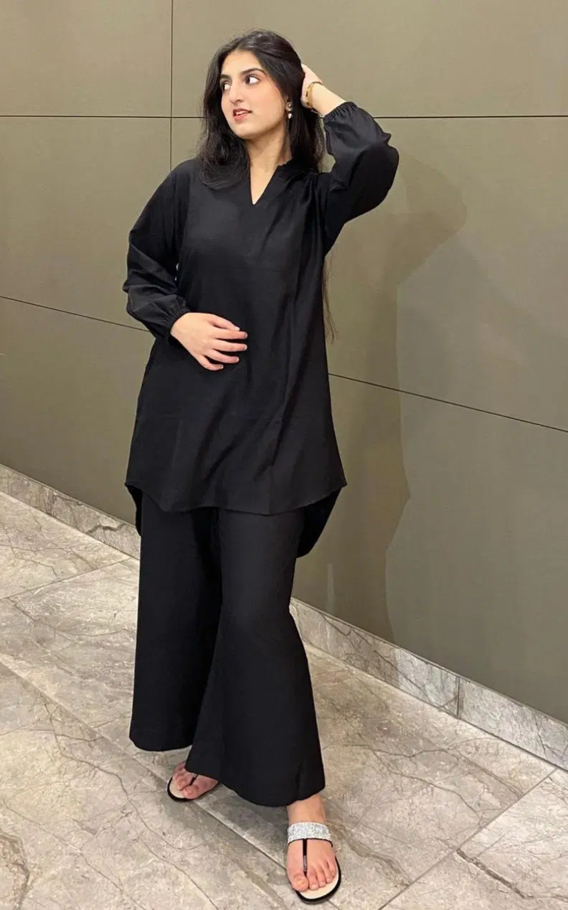 Elegant Noir Co-Ord timeless versatility