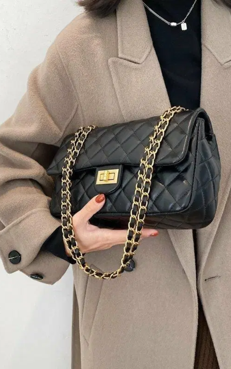 Chanel Classic Flap Bag Medium -Leather Embroidered Shoulder Bag