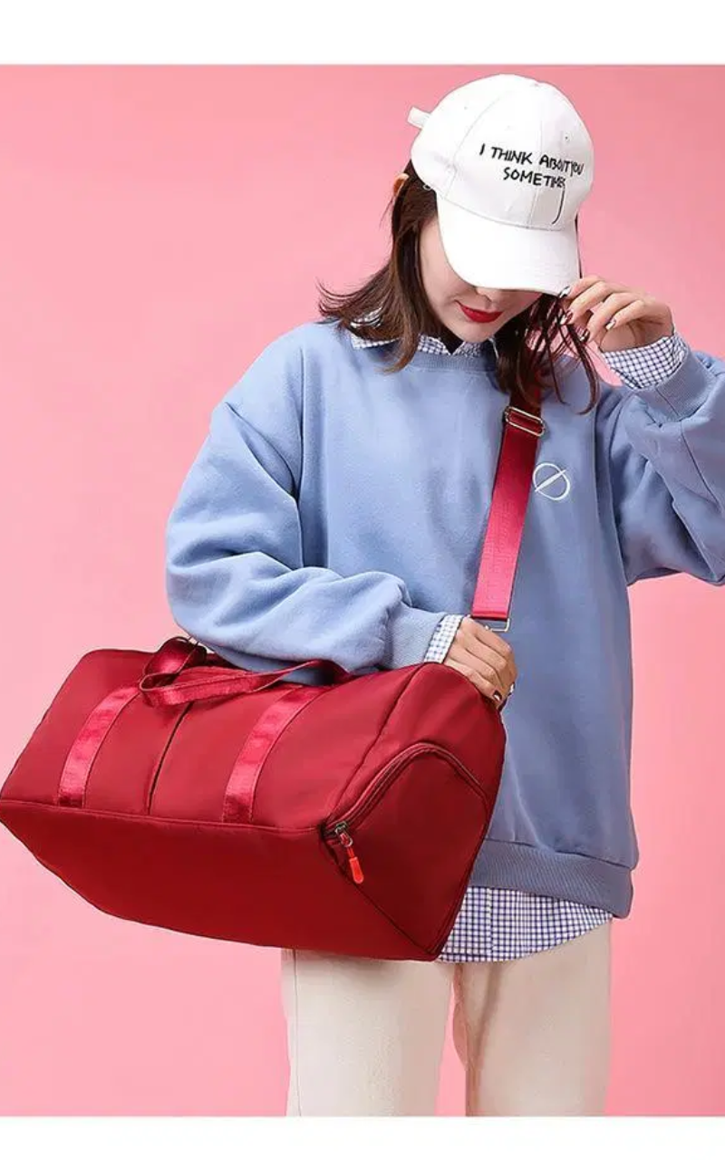 Crimson Duffel -Fitness Travel Backpack