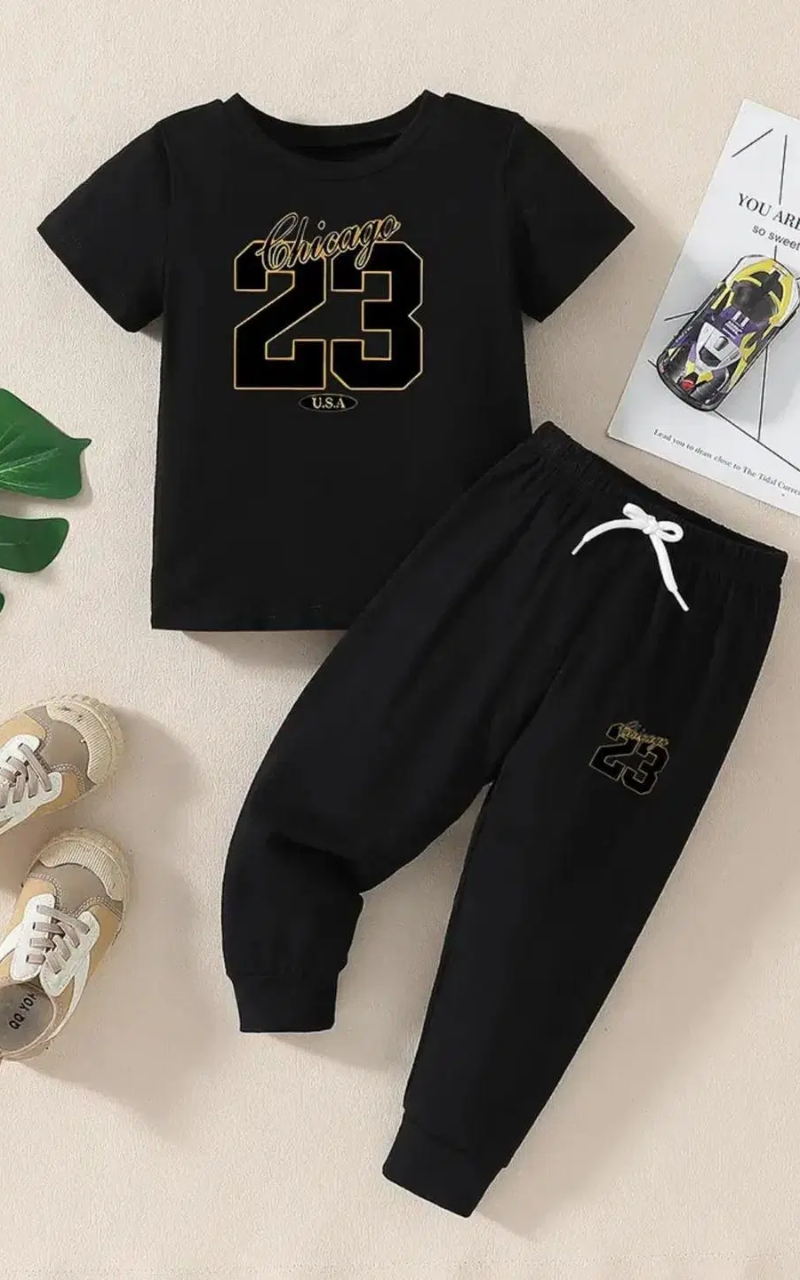 Chicago 23 -Kids' Cotton Tracksuit for Boys and Girls