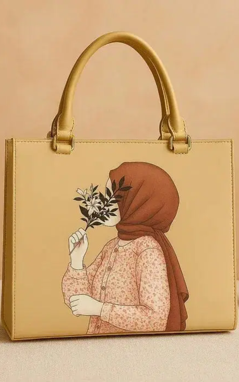 Women's Canvas Printed Tote Bag