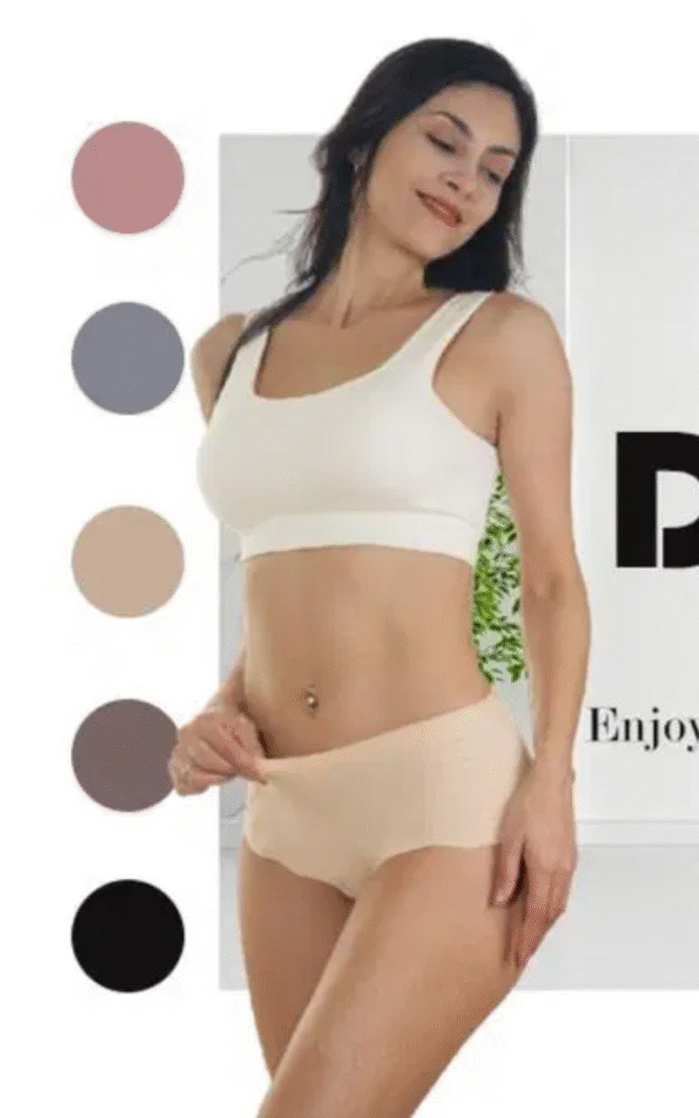 High Rise Brief - 2 Pcs Multicolor Comfortable and Breathable Spandex