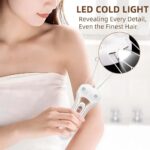 Women's LED Cold Light Hair Shaver White Lightweight