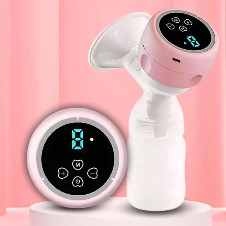 Pink Digital Breast Pump Set for New Mothers | Electric Breastfeeding Pump Pakistan