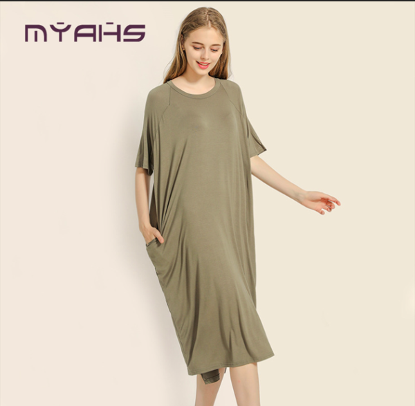 Loose Fitting Dress for Pregnant Women Summer Wear